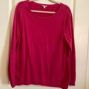 Talbots Fuchsia Knit Sweater